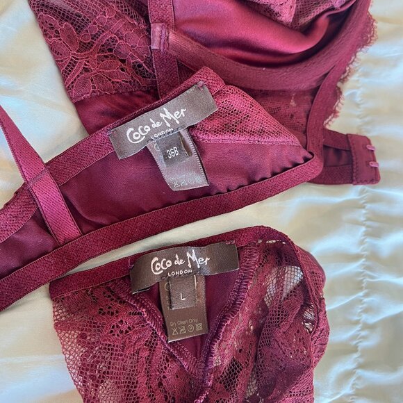 Coco de Mer Seraphine Bra and Panty Set - Picture 6 of 6